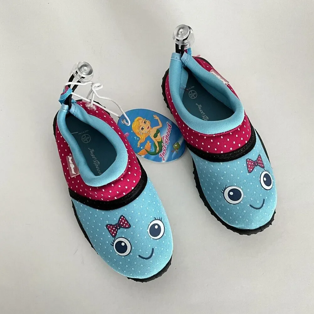 Just Speed Water Shoe Quick Dry Beach Pool Blue Kids 8